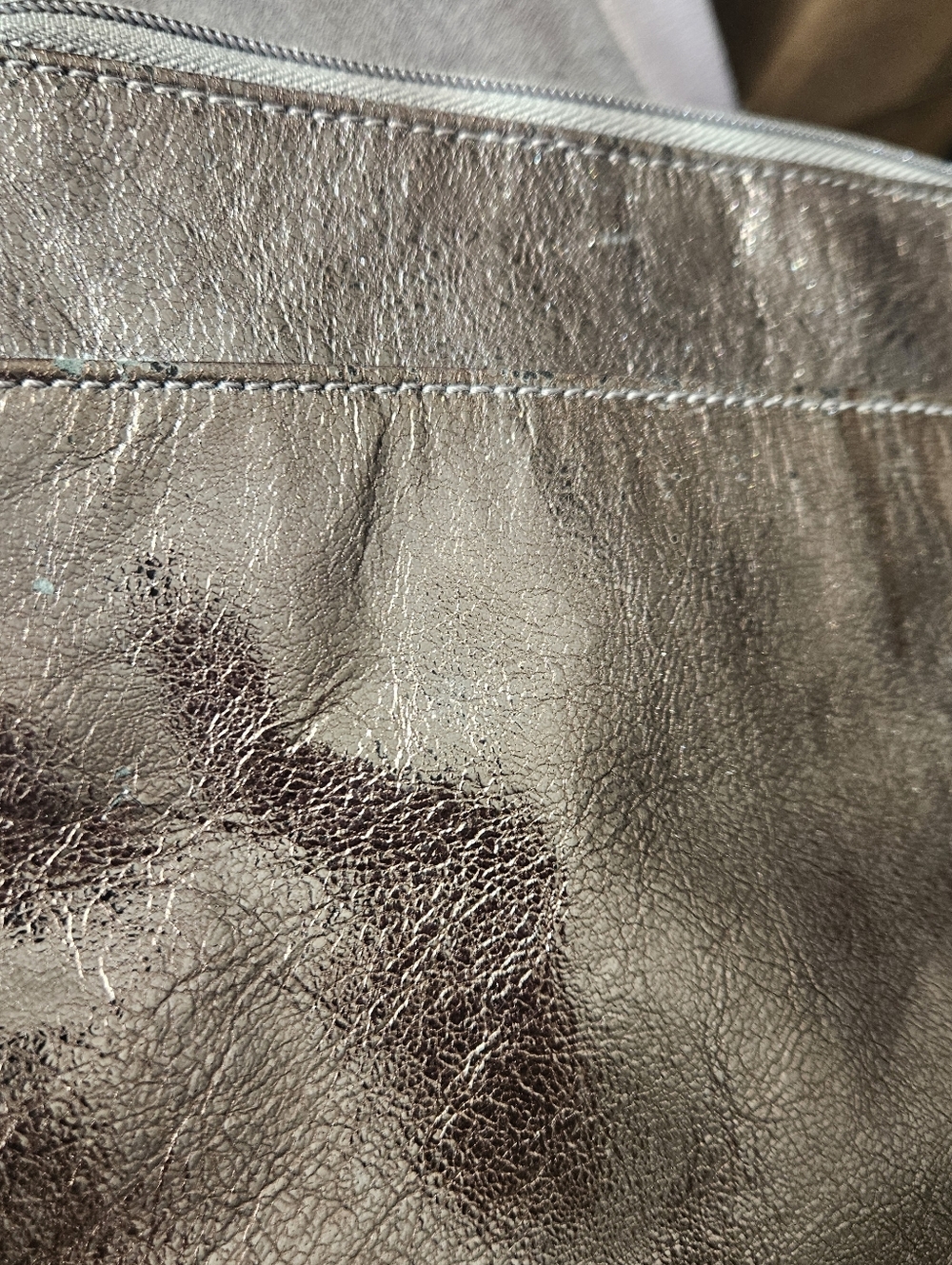 Coach 2010 Julia Gunmetal Crossbody - Great Condition/Plz Read Description - Picture 7 of 8